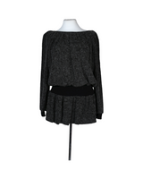 Andante Gray Midi Blouse