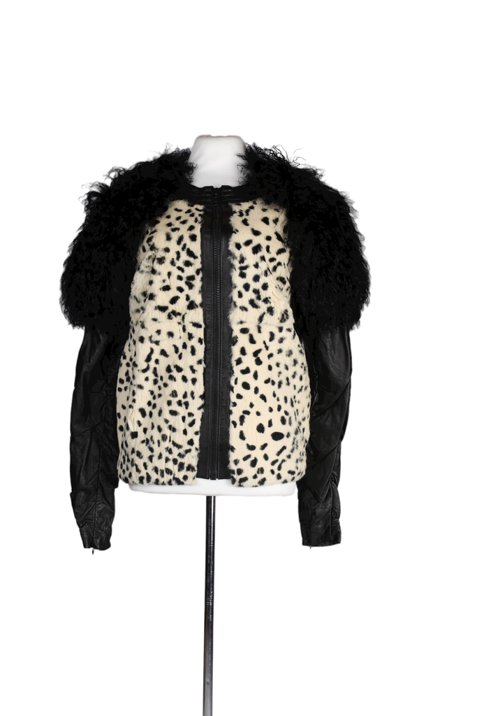 Manoush Rabbit Fur Jacket