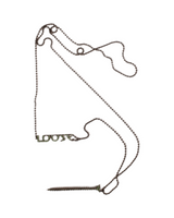 "عقد مسمار "متدلي 