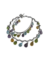 Gems & Diamonds Round Earrings