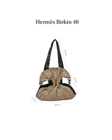 Renato Angi Turquoise and Beige Butterfly Bag — measurements diagram
