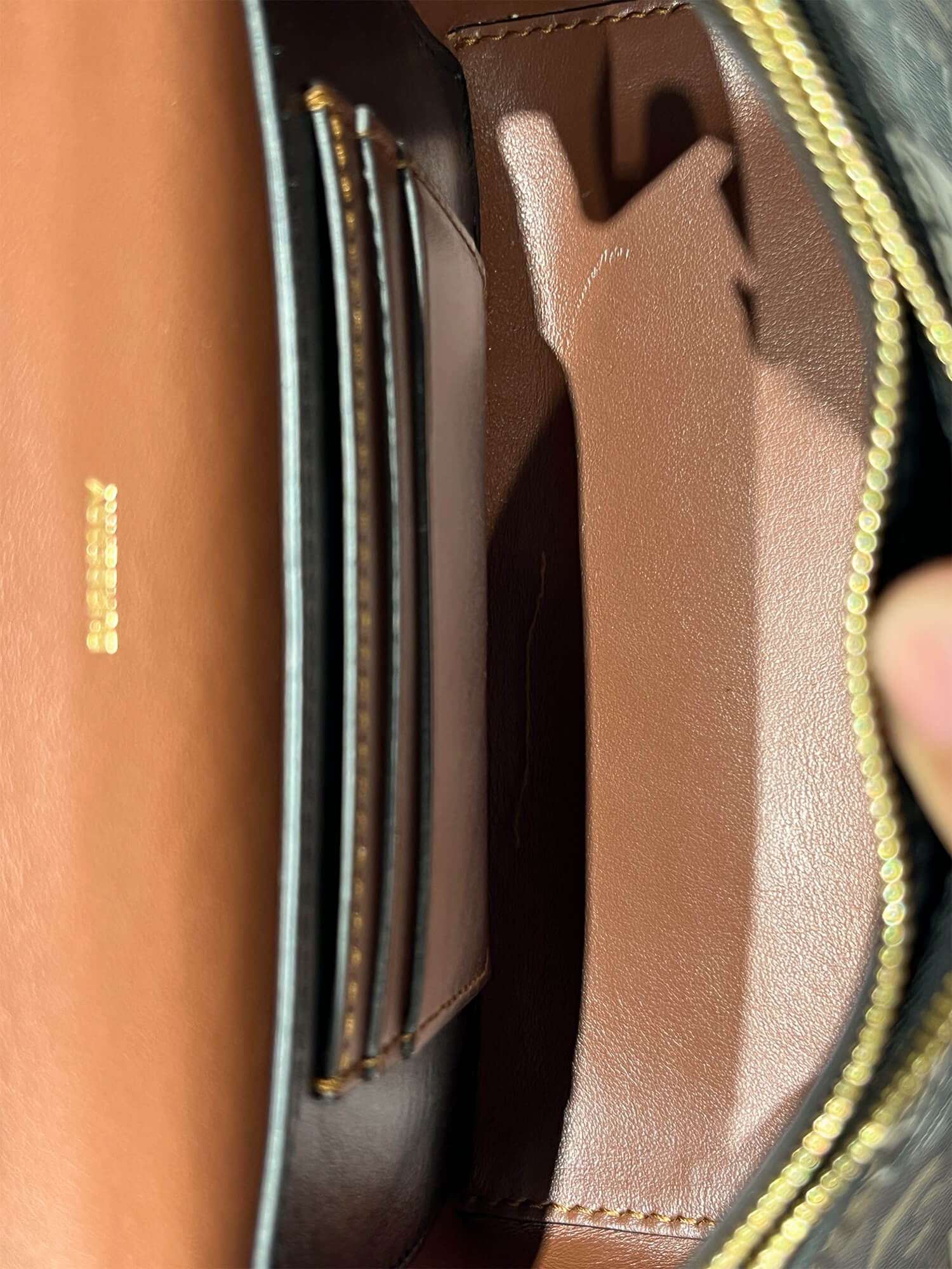 Burberry Brown TB Monogram Coated Canvas and Leather Hackberry Crossbody Bag