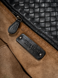 Bottega Veneta black woven tote — detail 4