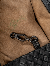 Bottega Veneta black woven tote — detail 5