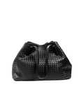 Bottega Veneta black woven tote — detail 8