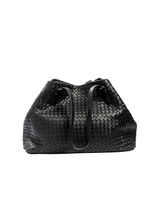 Bottega Veneta black woven tote — detail 8