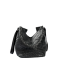Bottega Veneta black woven tote — detail 9