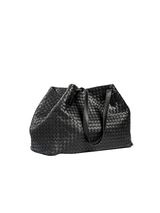 Bottega Veneta black woven tote — detail 10