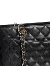 Chanel Black Quilted Zip-Top Chain Shoulder Bag — detail 5