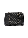 Chanel Black Quilted Zip-Top Chain Shoulder Bag — detail 9