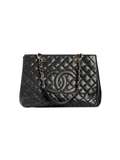Chanel Black Quilted Zip-Top Chain Shoulder Bag — detail 10