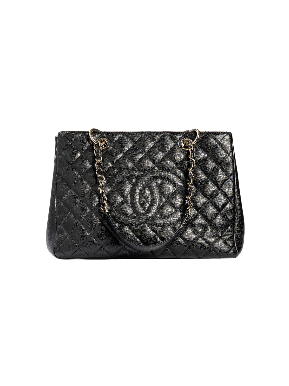 Chanel Black Quilted Zip-Top Chain Shoulder Bag — detail 10