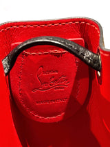 Christian Louboutin “Marie Jane” Leopard/Lurex Bucket Bag