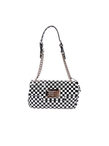 Dolce & Gabbana Checkered Leather Shoulder Bag