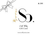 SO. by Sora Gift Card