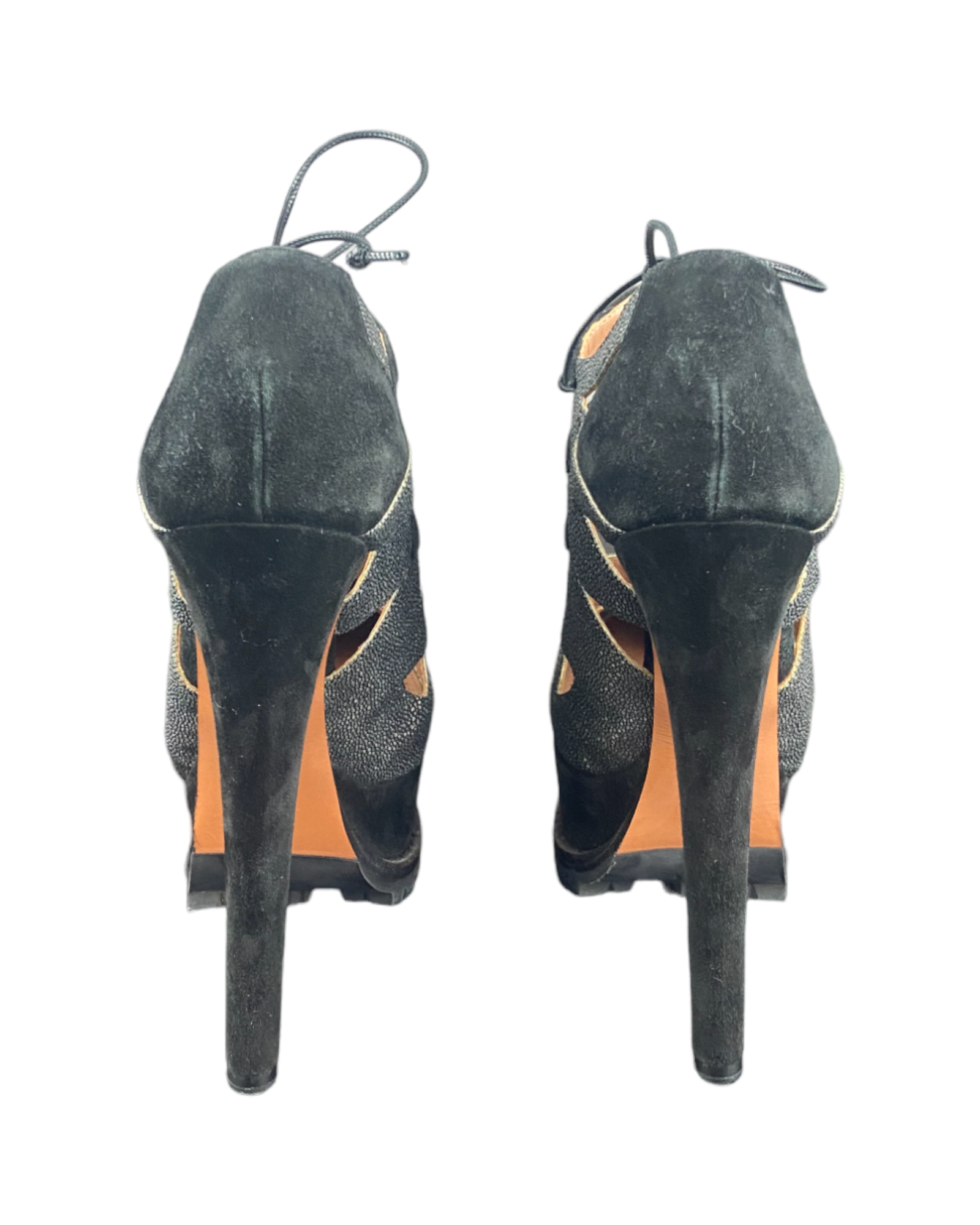 Alaia Platform Black Heels