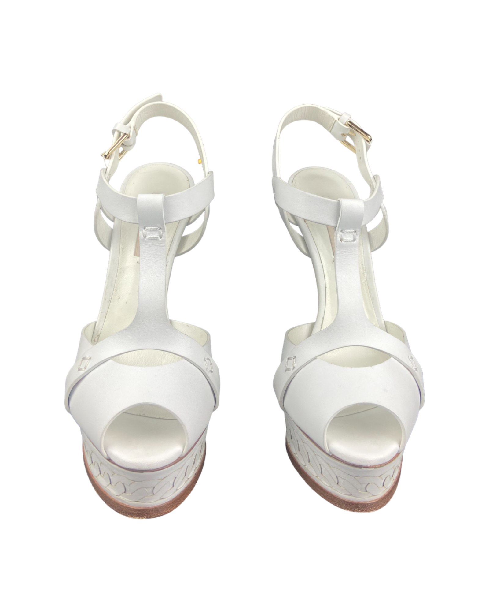 Casadei White Heels