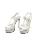 Casadei White Heels