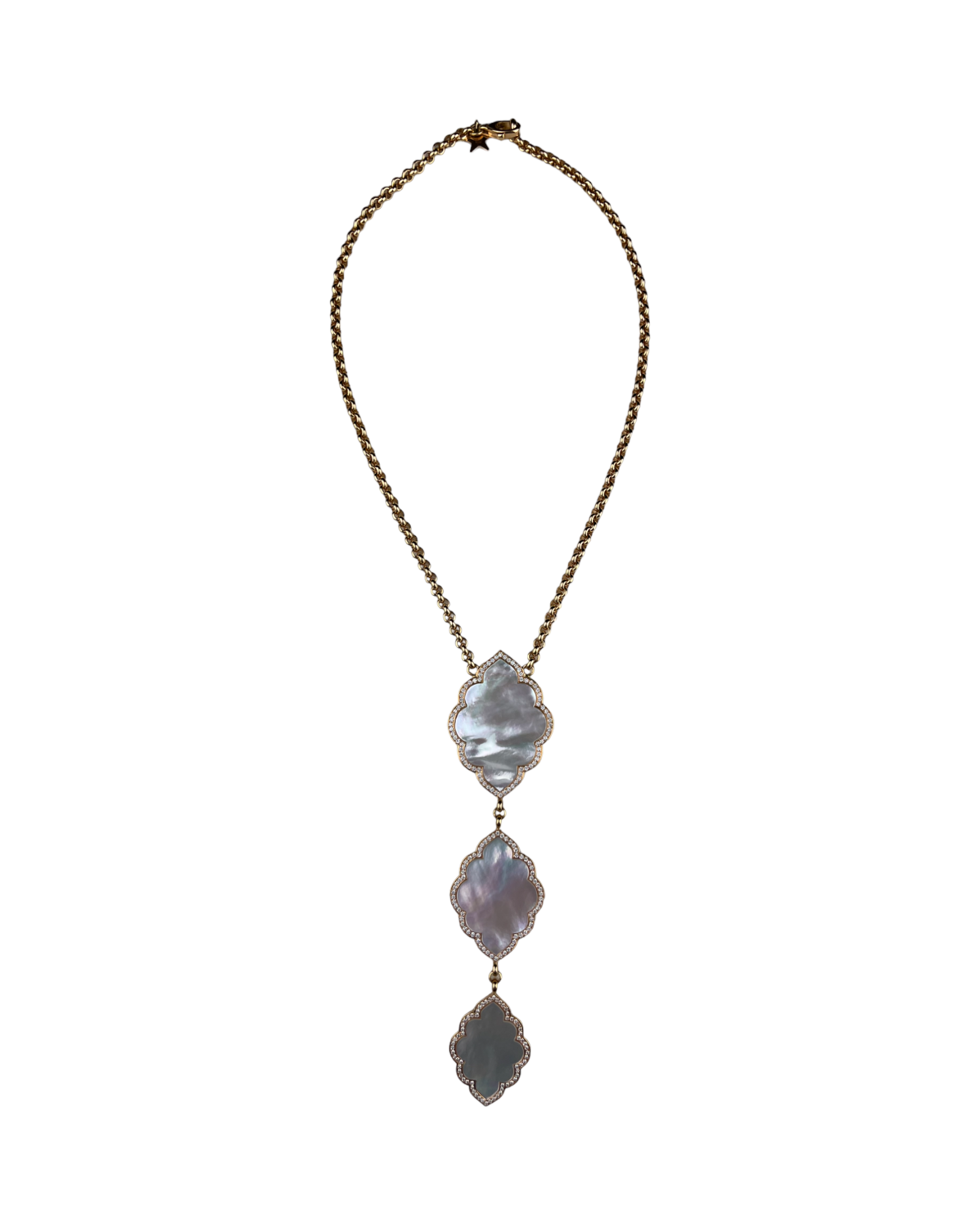 Mother of Pearl Gold Necklace