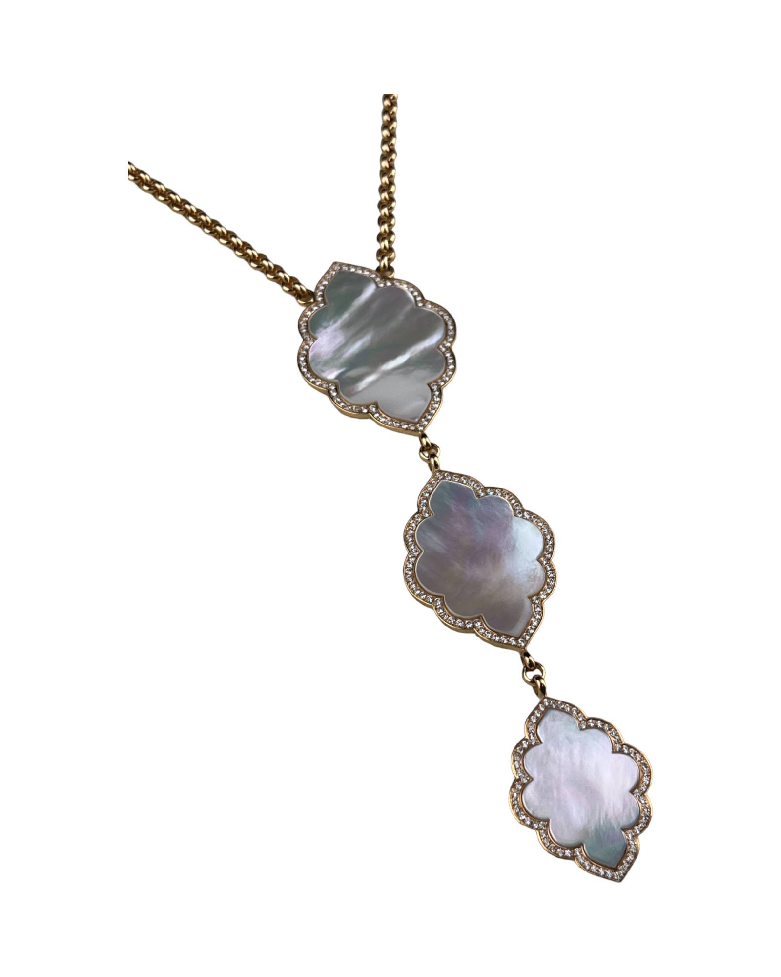 Mother of Pearl Gold Necklace