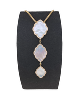 Mother of Pearl Gold Necklace