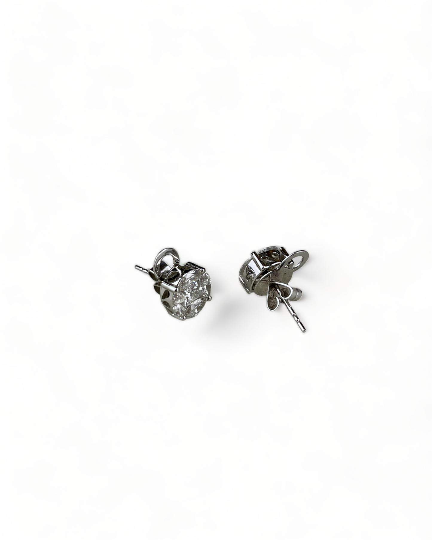 White Gold Diamond Earrings