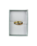Buckley London Trinity Rings in Steel