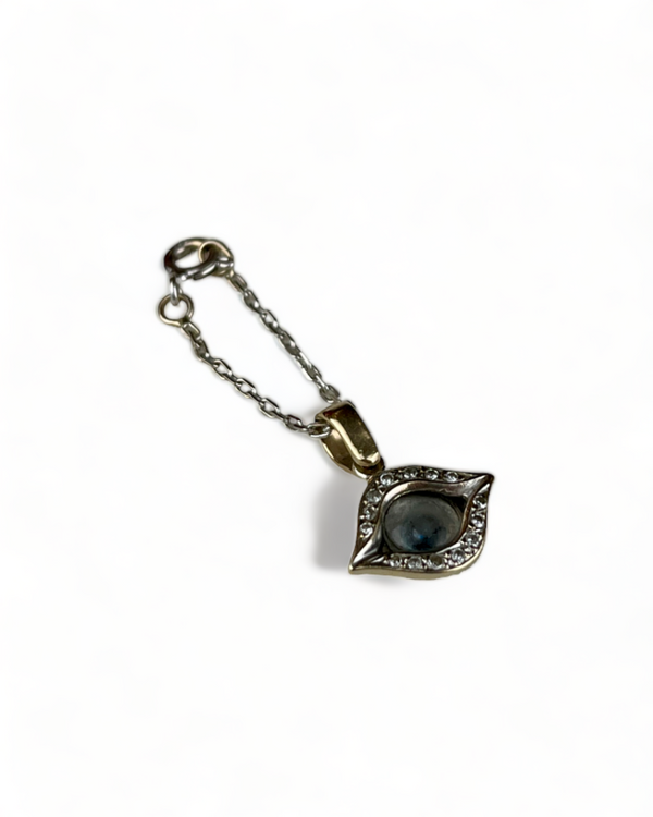 White Gold Eye Charm