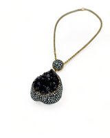 Golden Necklace with Pendant