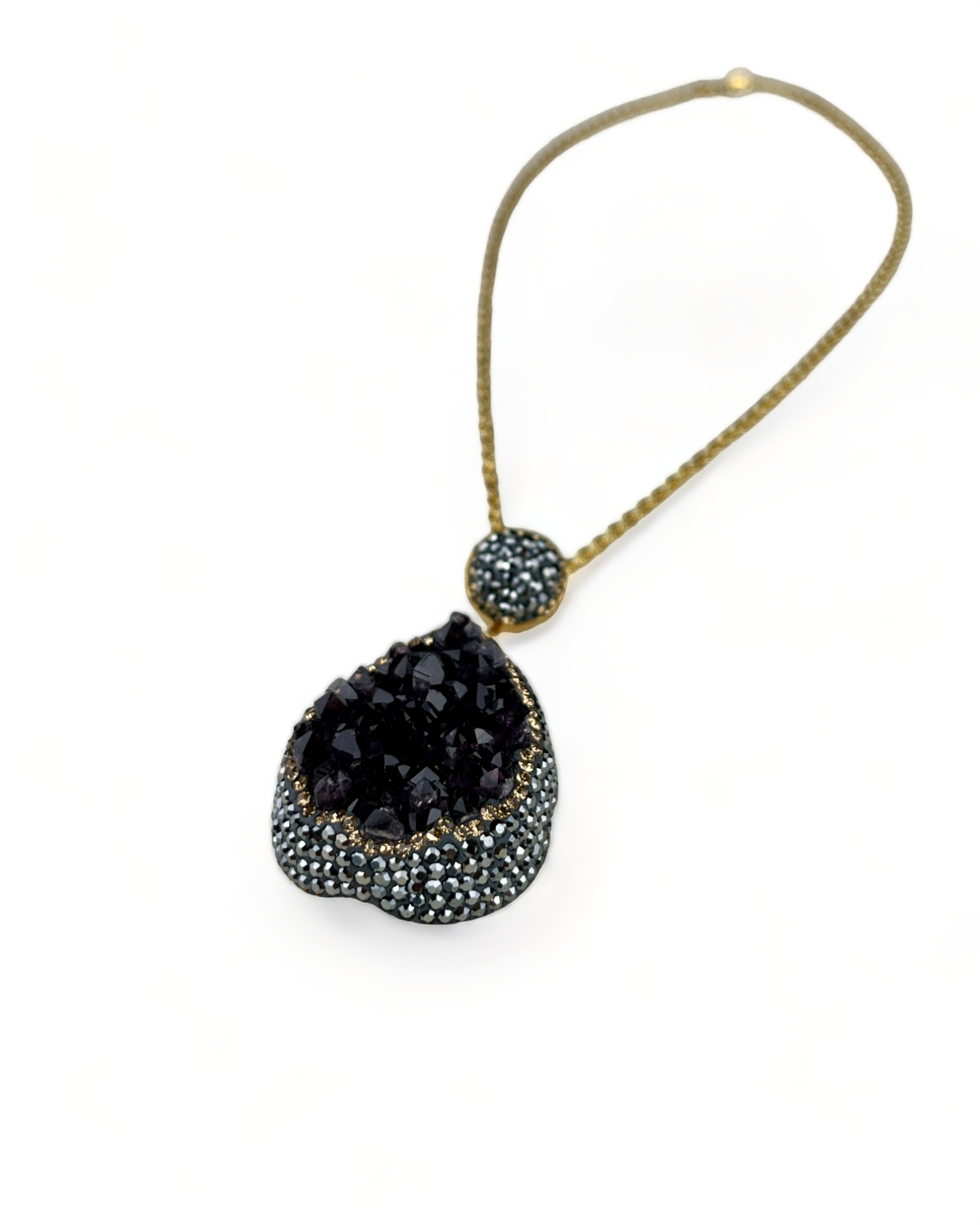 Golden Necklace with Pendant