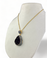 Golden Necklace with Pendant