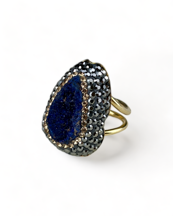 Silver Ring with Stones