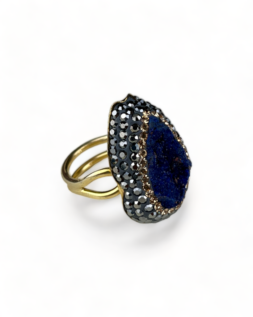 Silver Ring with Stones