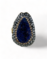 Silver Ring with Stones