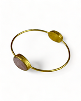 Golden Bracelets with stones