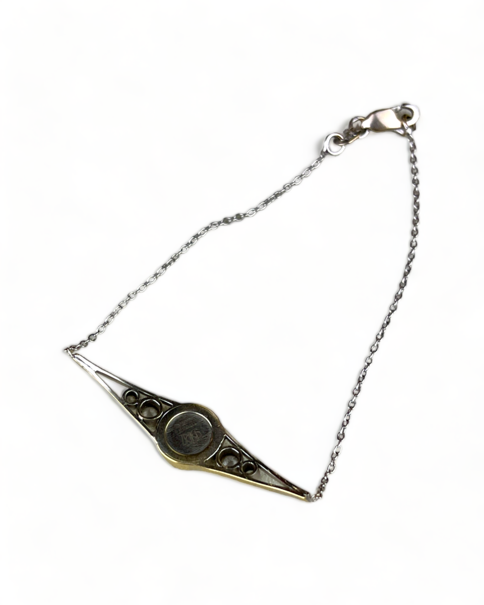 Eyes White Gold Bracelet