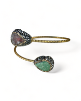 Golden Bracelet with Stones