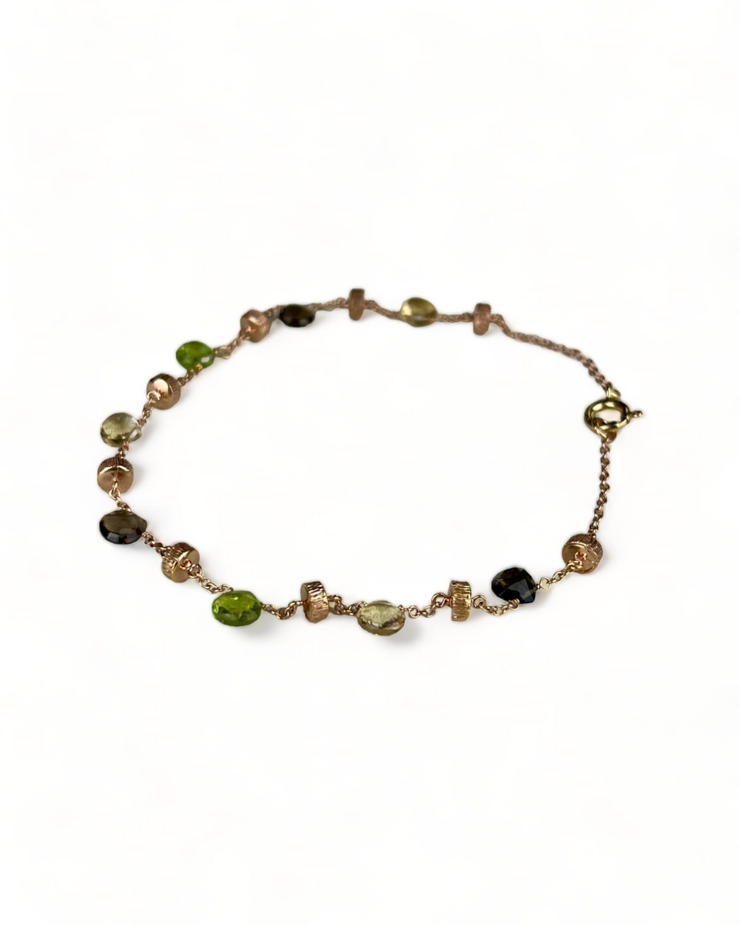 Gold Gemstone Bracelet