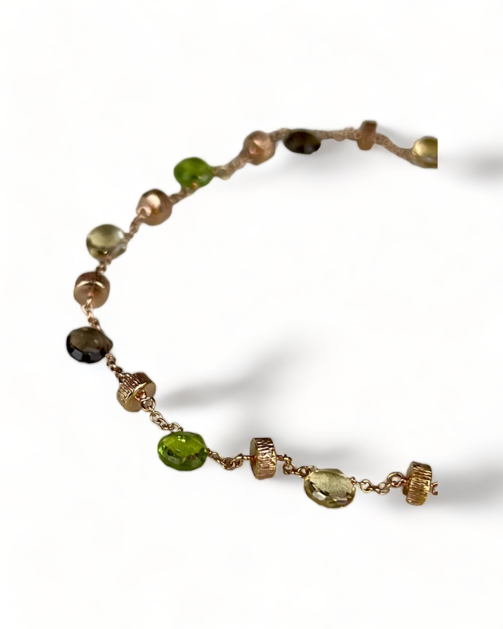 Gold Gemstone Bracelet