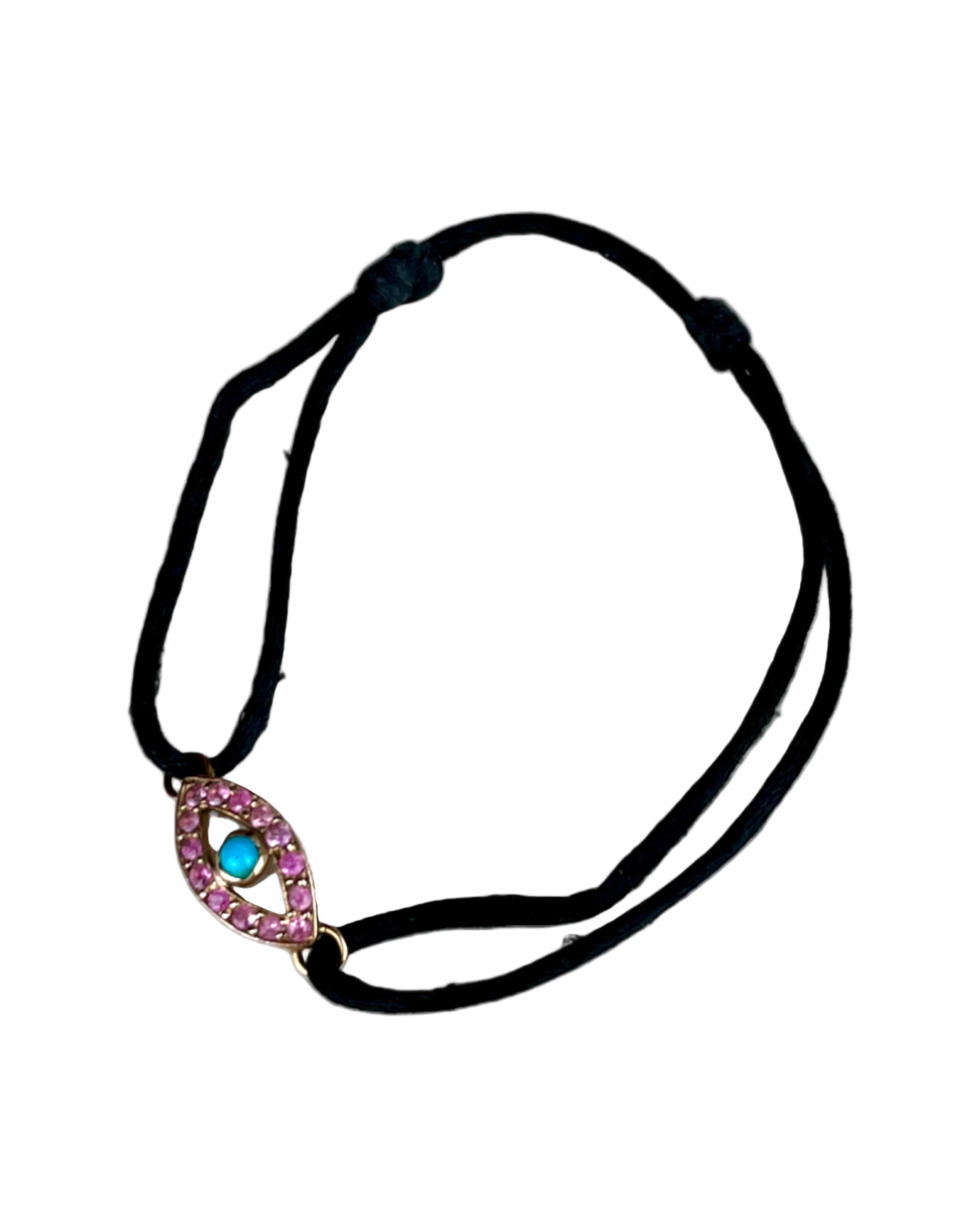 Eye Bracelet with Pink Sapphires
