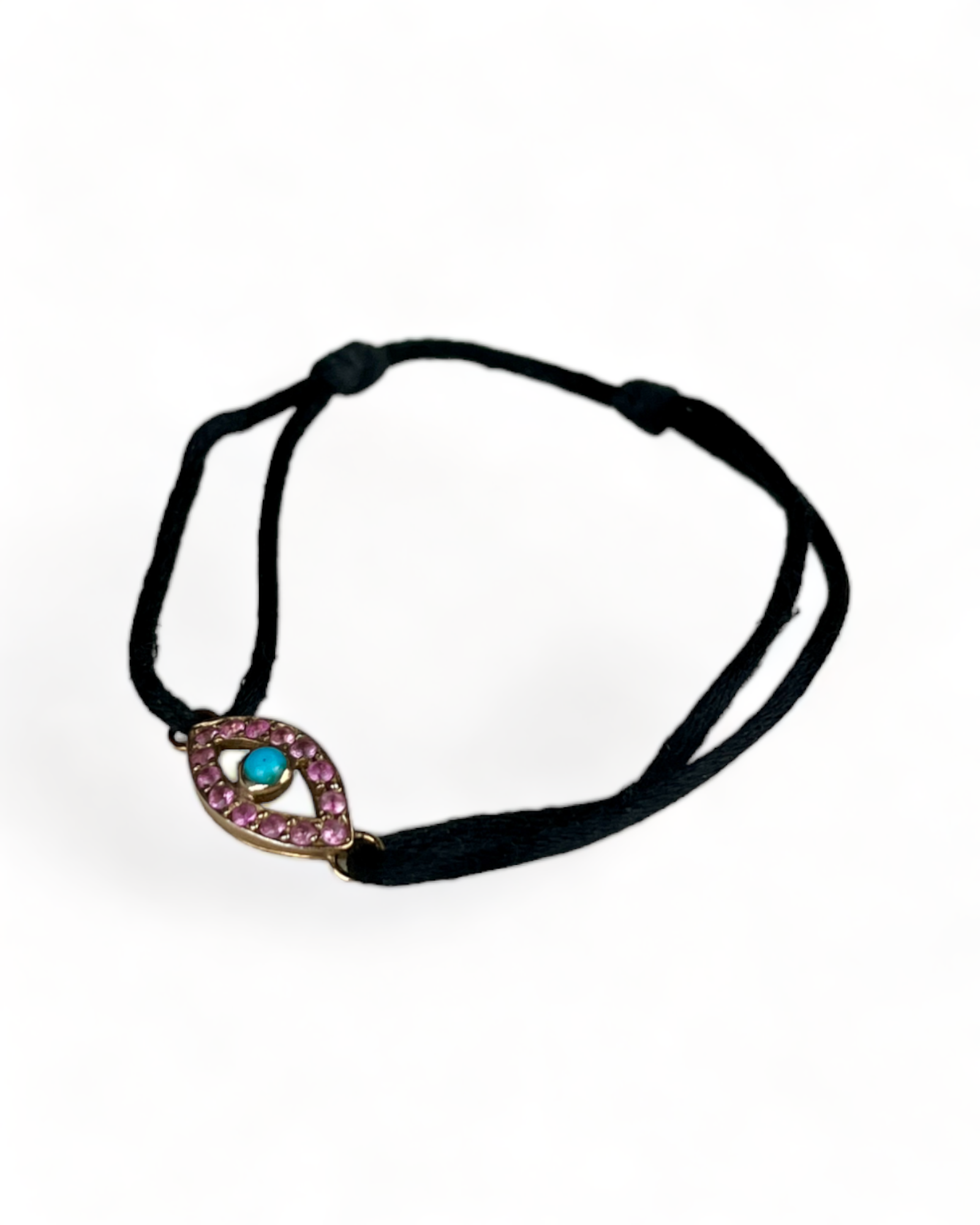 Eye Bracelet with Pink Sapphires