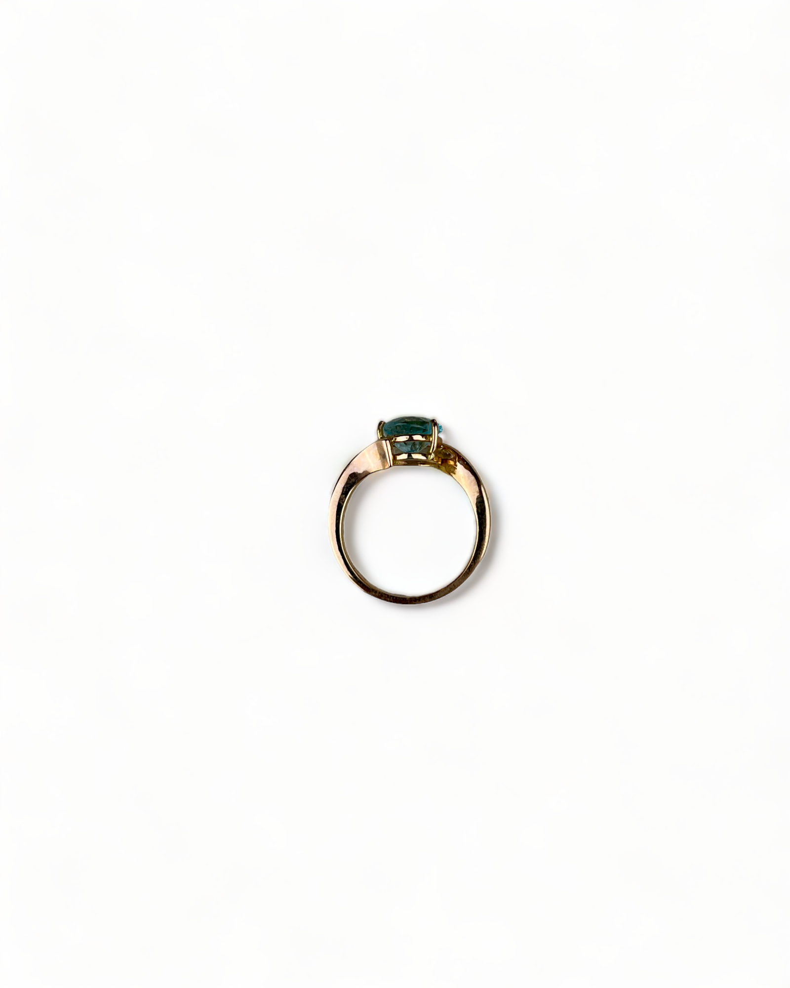Gold Ring with Topaz