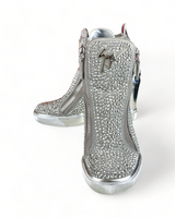 Giuseppe Zanotti Hi-Top Crystal Embellished Studded Sneakers