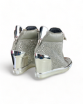 Giuseppe Zanotti Hi-Top Crystal Embellished Studded Sneakers