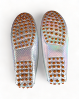 Roberto Cavalli Silver Loafers