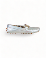 Roberto Cavalli Silver Loafers