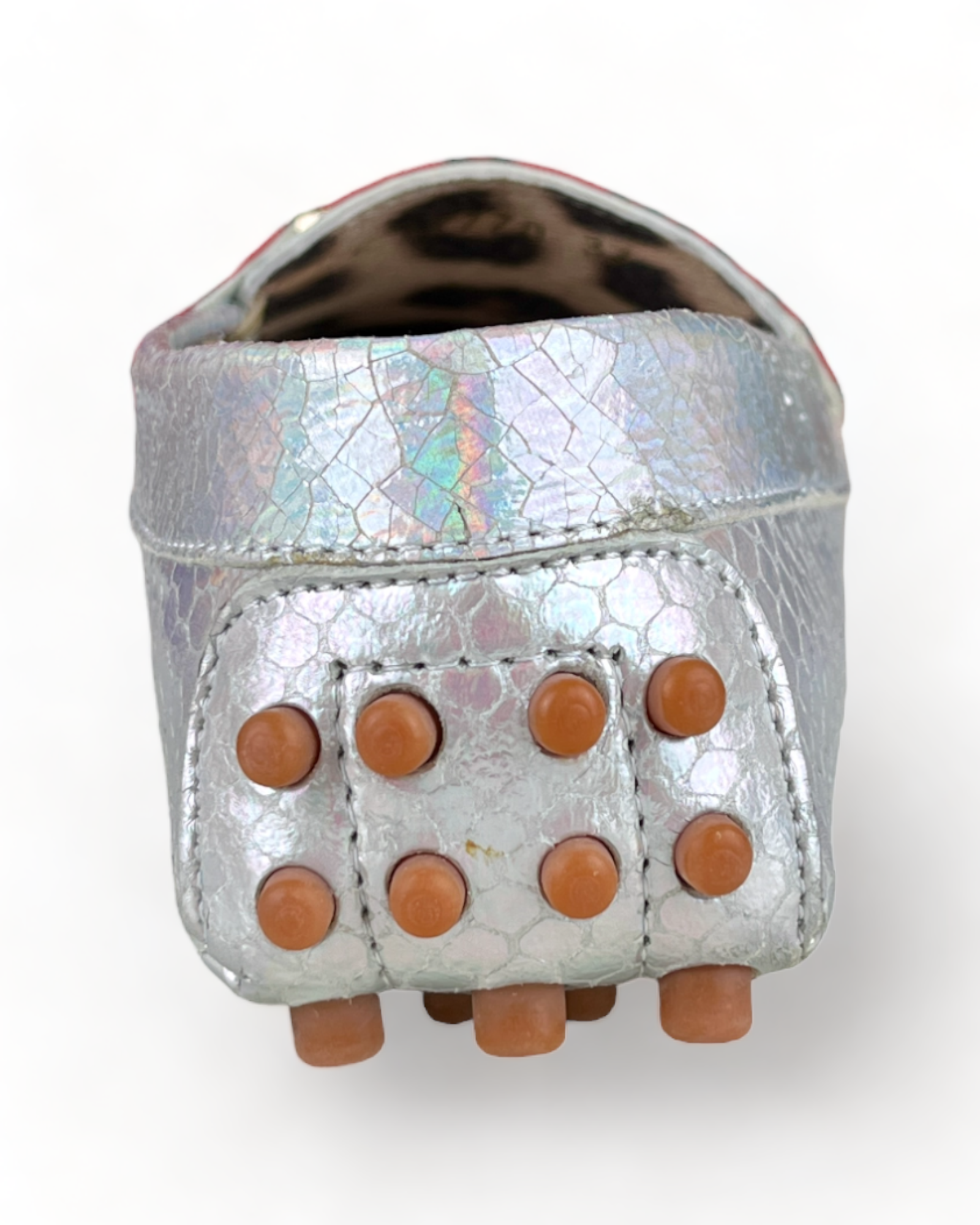 Roberto Cavalli Silver Loafers