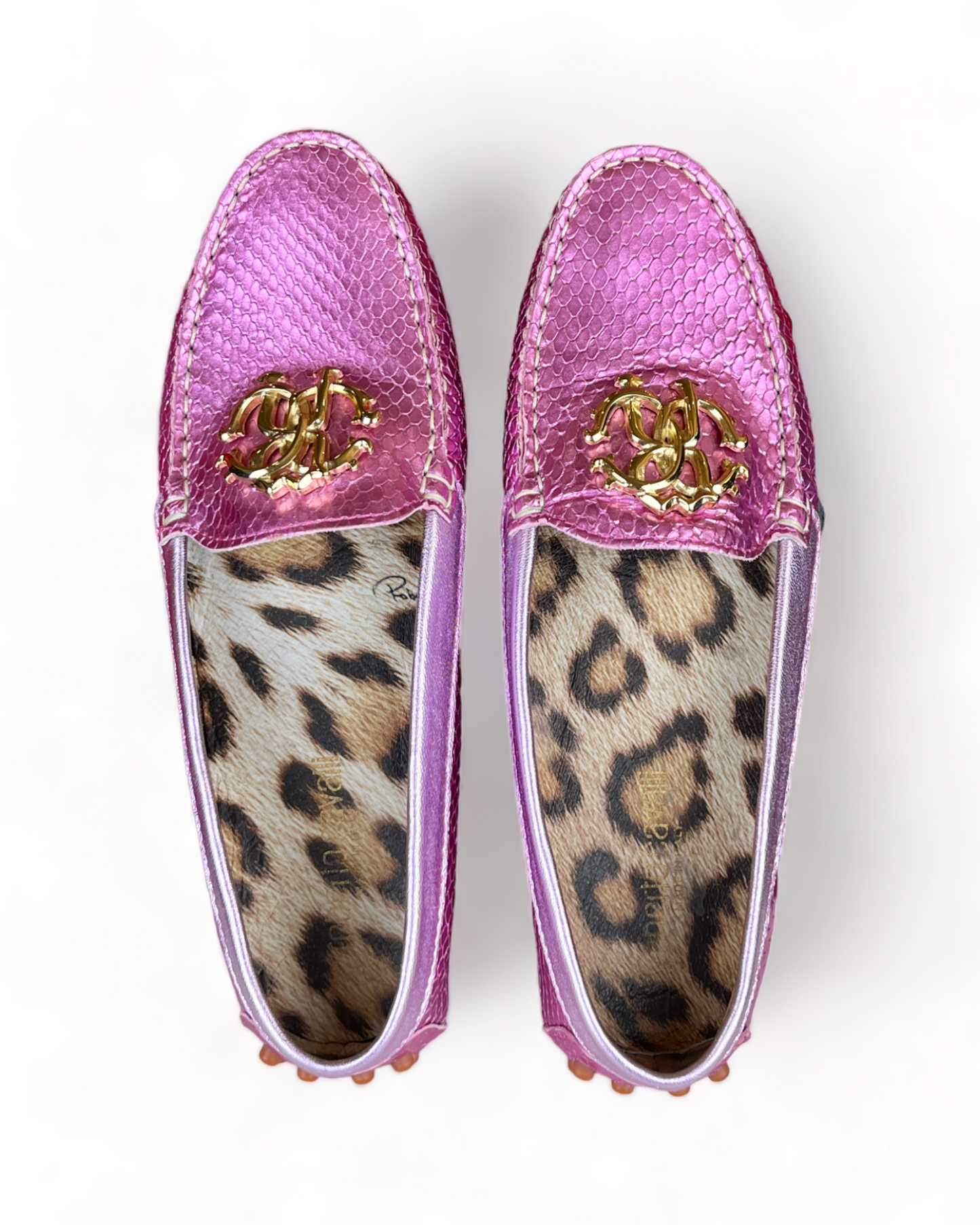 Roberto Cavalli Pink Loafers