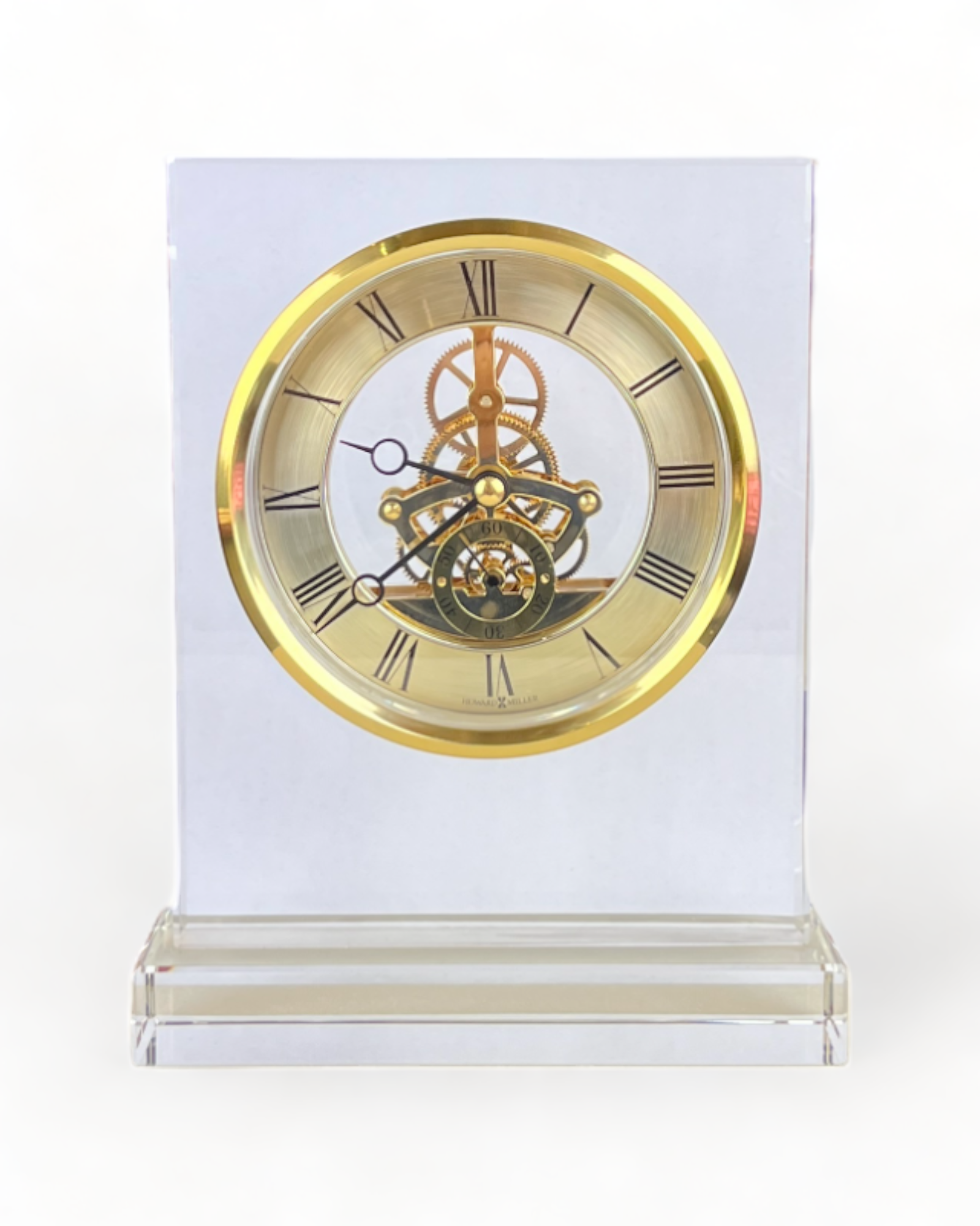 Howard Miller Glass Desk Clock