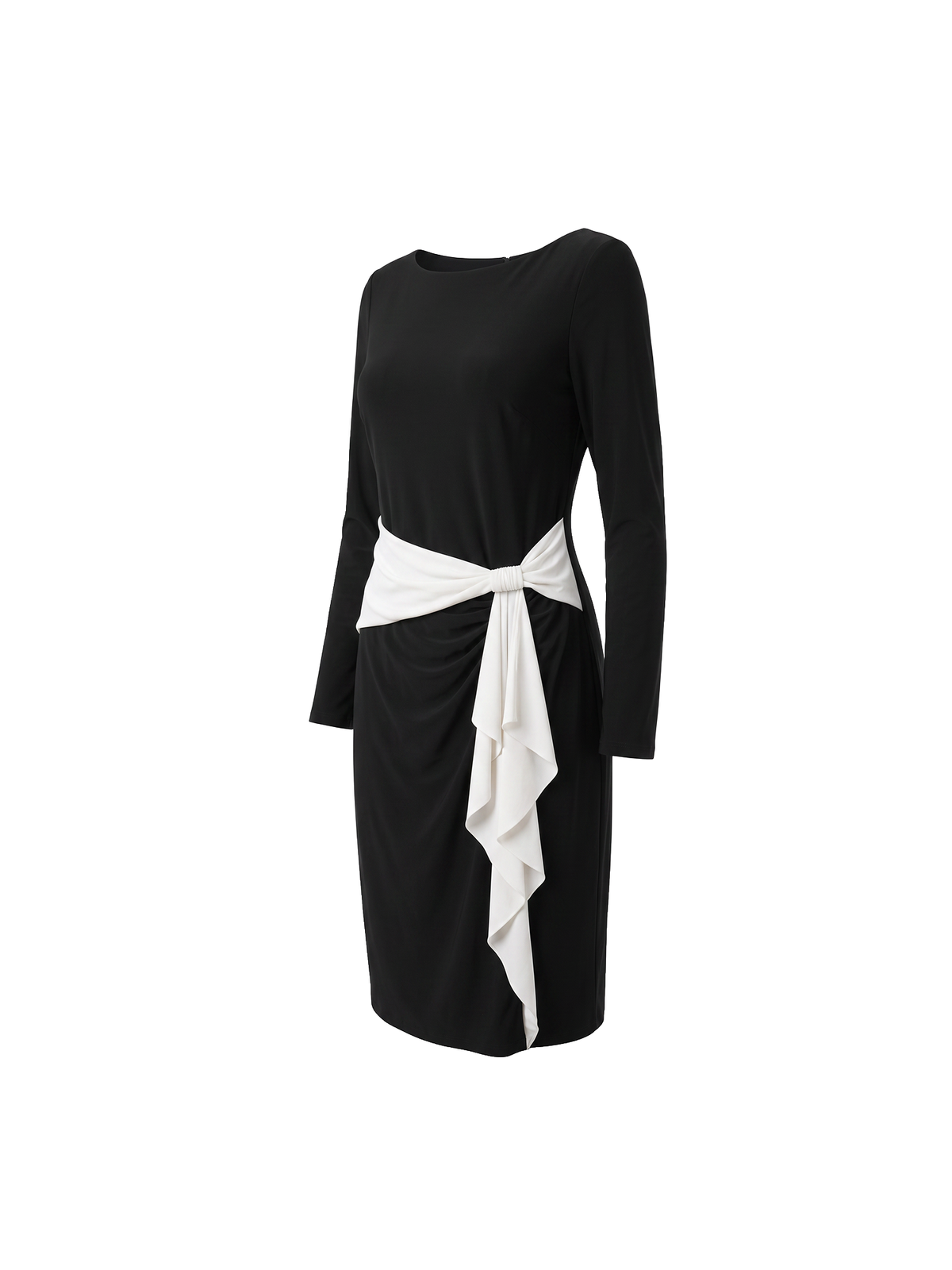 Ralph Lauren Black Long-Sleeve Sheath Dress